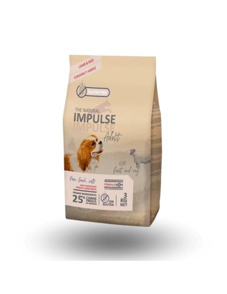 Pienso para perro IMPULSE CORDERO 3 kg